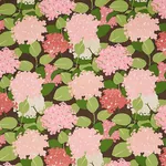 HYDRANGEA Fabric – PINK | Schumacher | Wallpaper Twins HYDRANGEA fabric PINK color by Schumacher