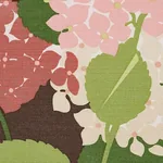 HYDRANGEA Fabric – PINK | Schumacher | Wallpaper Twins HYDRANGEA fabric PINK color by Schumacher