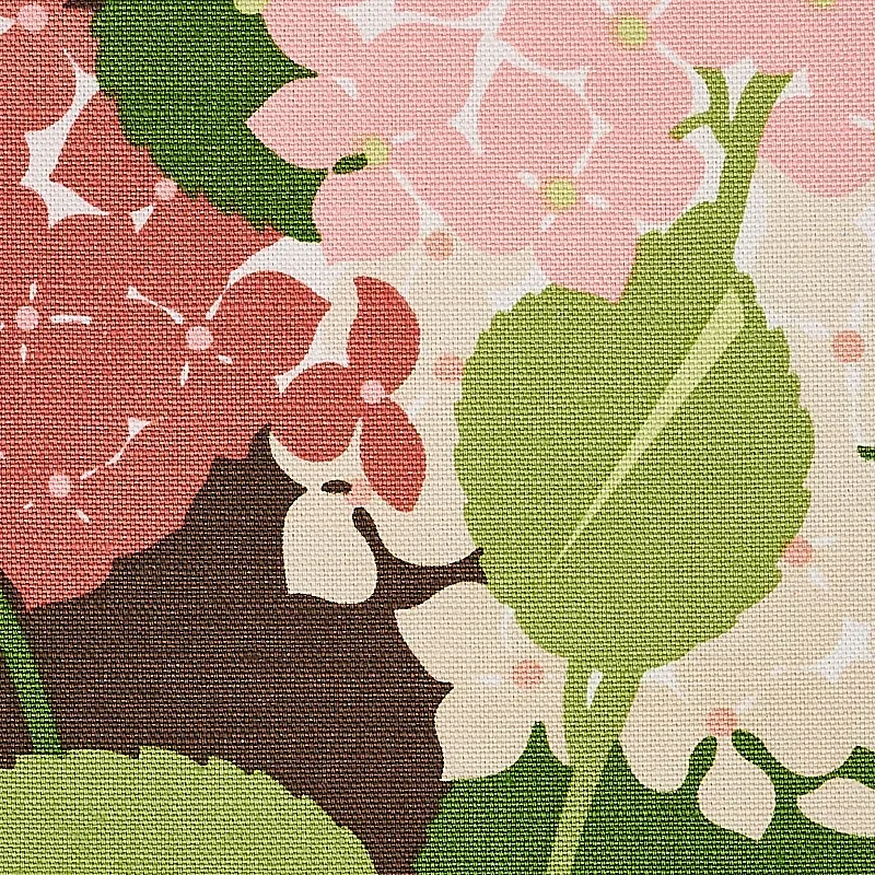 HYDRANGEA Fabric – PINK | Schumacher | Wallpaper Twins HYDRANGEA fabric PINK color by Schumacher