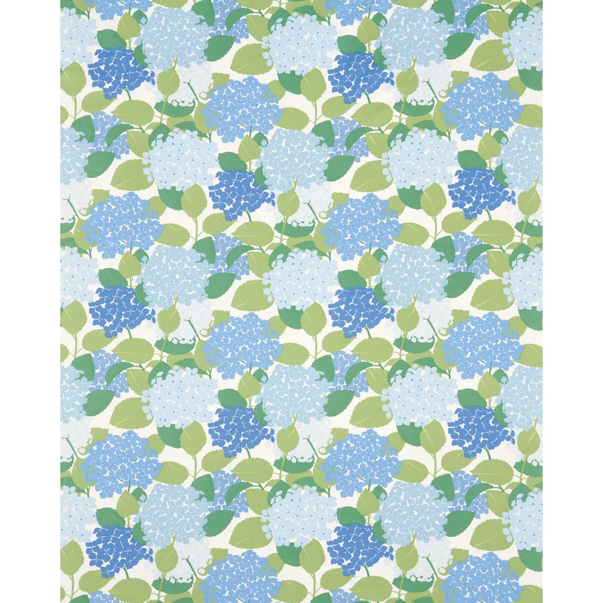 HYDRANGEA fabric PORCELAIN color by Schumacher