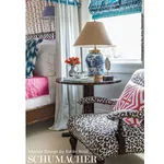 ICONIC LEOPARD fabric BROWN color by Schumacher