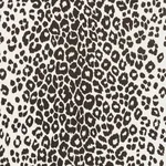 ICONIC LEOPARD INDOOR/OUTDOOR fabric GRAPHITE color by Schumacher