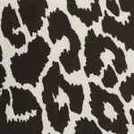 ICONIC LEOPARD INDOOR/OUTDOOR fabric GRAPHITE color by Schumacher