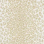 ICONIC LEOPARD INDOOR/OUTDOOR fabric LINEN color by Schumacher