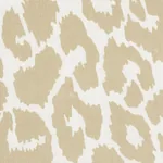 ICONIC LEOPARD INDOOR/OUTDOOR fabric LINEN color by Schumacher