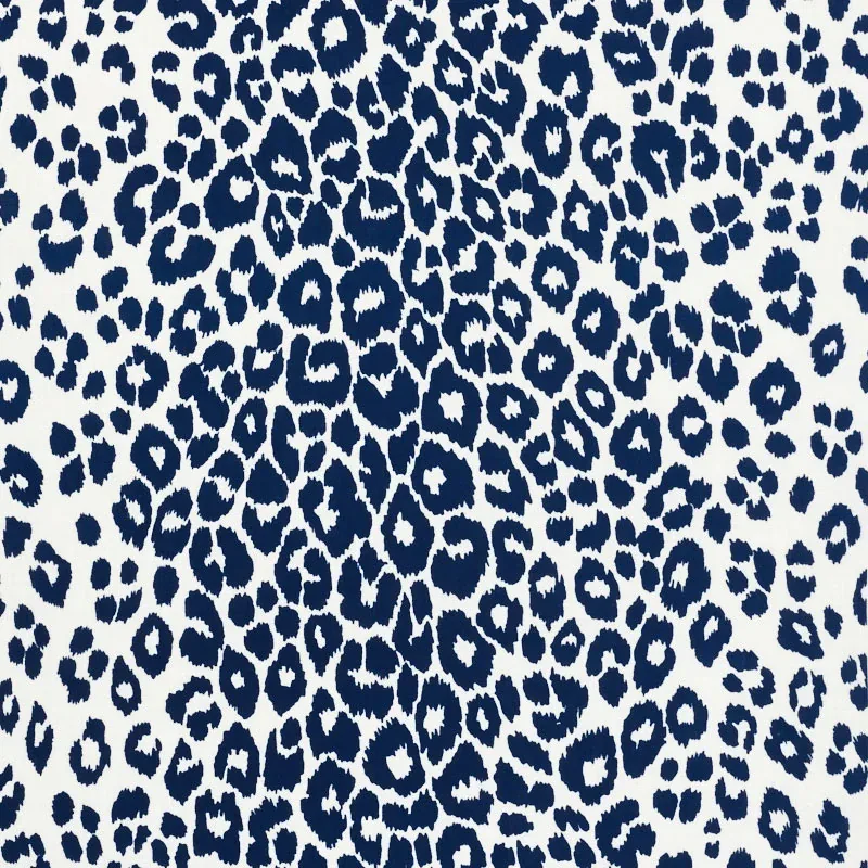 177323 | ICONIC LEOPARD INDOOR/OUTDOOR – NAVY