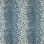 ICONIC LEOPARD fabric INK color by Schumacher