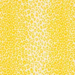ICONIC LEOPARD fabric YELLOW color by Schumacher