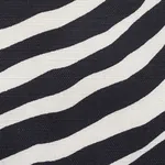 ICONIC ZEBRA fabric BLACK color by Schumacher