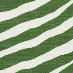 ICONIC ZEBRA fabric GREEN color by Schumacher
