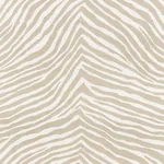ICONIC ZEBRA fabric NATURAL color by Schumacher