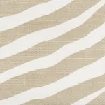 ICONIC ZEBRA fabric NATURAL color by Schumacher