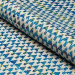IDORA Fabric – PEACOCK | Schumacher | Wallpaper Twins IDORA fabric PEACOCK color by Schumacher