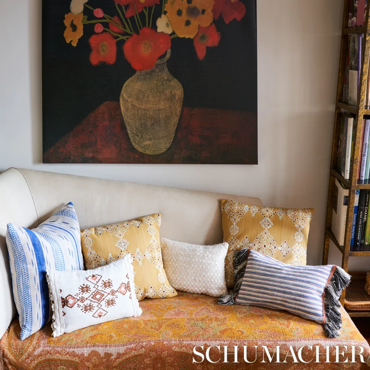 IDORA Fabric – SAND | Schumacher | Wallpaper Twins IDORA fabric SAND color by Schumacher