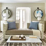 IMOGEN Fabric – LINEN | Schumacher | Wallpaper Twins IMOGEN fabric LINEN color by Schumacher