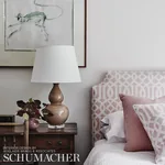 IMPERIAL TRELLIS II Fabric – BLUSH | Schumacher | Wallpaper IMPERIAL TRELLIS II fabric BLUSH color by Schumacher
