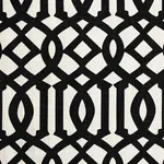 IMPERIAL TRELLIS II Fabric – JET | Schumacher | Wallpaper Tw IMPERIAL TRELLIS II fabric JET color by Schumacher