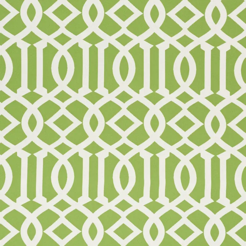 IMPERIAL TRELLIS INDOOR/OUTDOOR fabric LEAF color by Schumacher