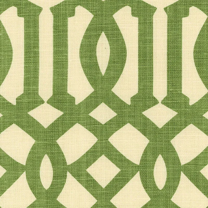 IMPERIAL TRELLIS fabric TREILLAGE/IVORY color by Schumacher