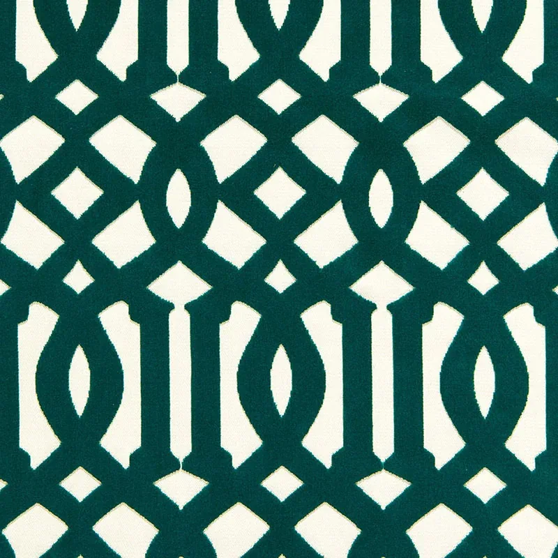 65590 | IMPERIAL TRELLIS VELVET – PEACOCK