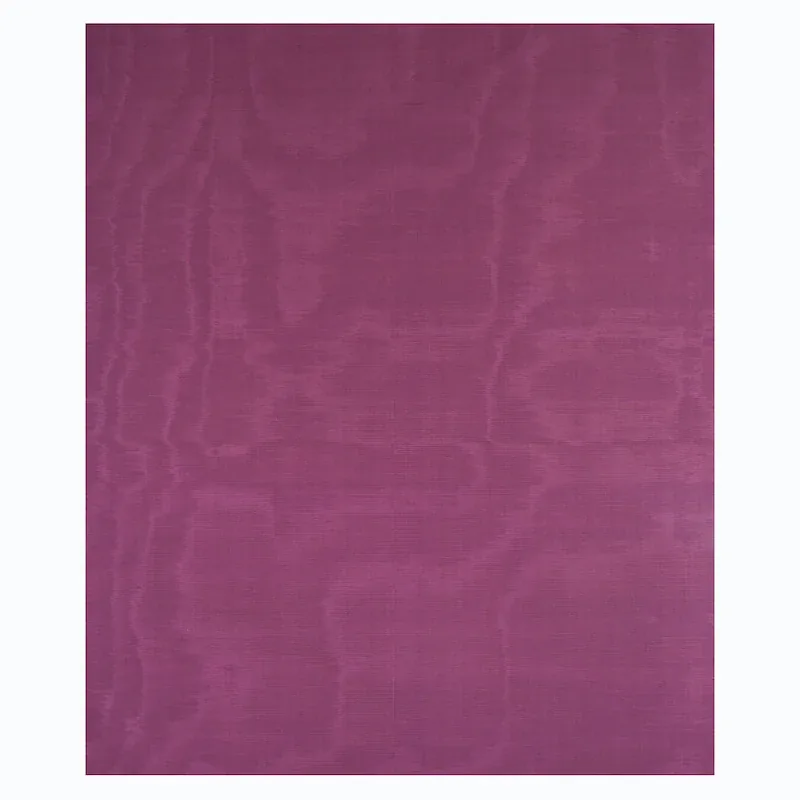 INCOMPARABLE MOIRÉ fabric PLUM color by Schumacher