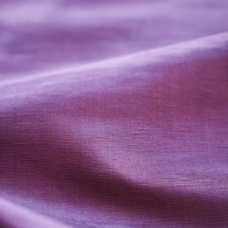 INCOMPARABLE MOIRÉ fabric PLUM color by Schumacher