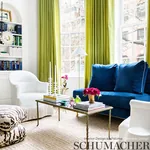 INCOMPARABLE MOIRÉ Fabric – SPRING | Schumacher | Wallpaper INCOMPARABLE MOIRÉ fabric SPRING color by Schumacher