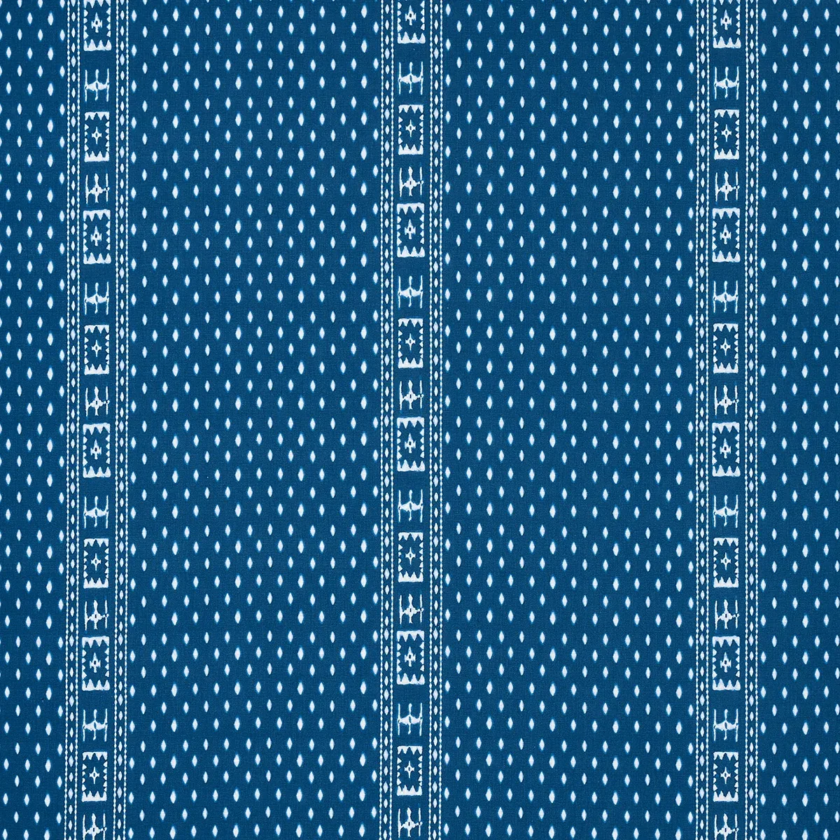 INDAH BATIK Fabric – INDIGO | Schumacher | Wallpaper Twins INDAH BATIK fabric INDIGO color by Schumacher