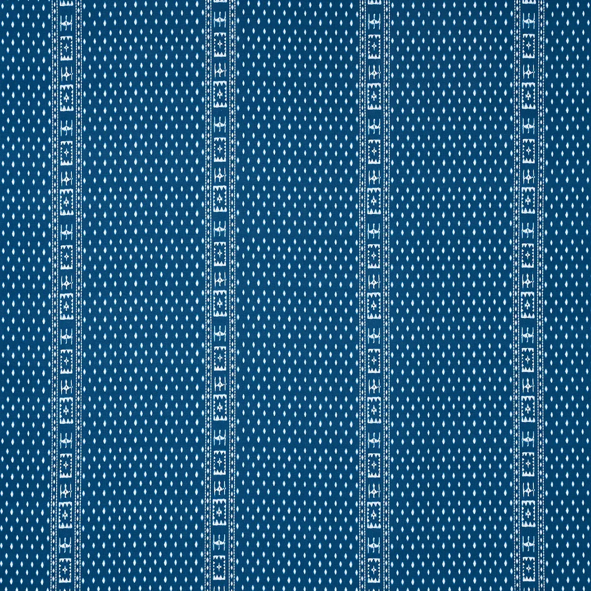 INDAH BATIK fabric INDIGO color by Schumacher