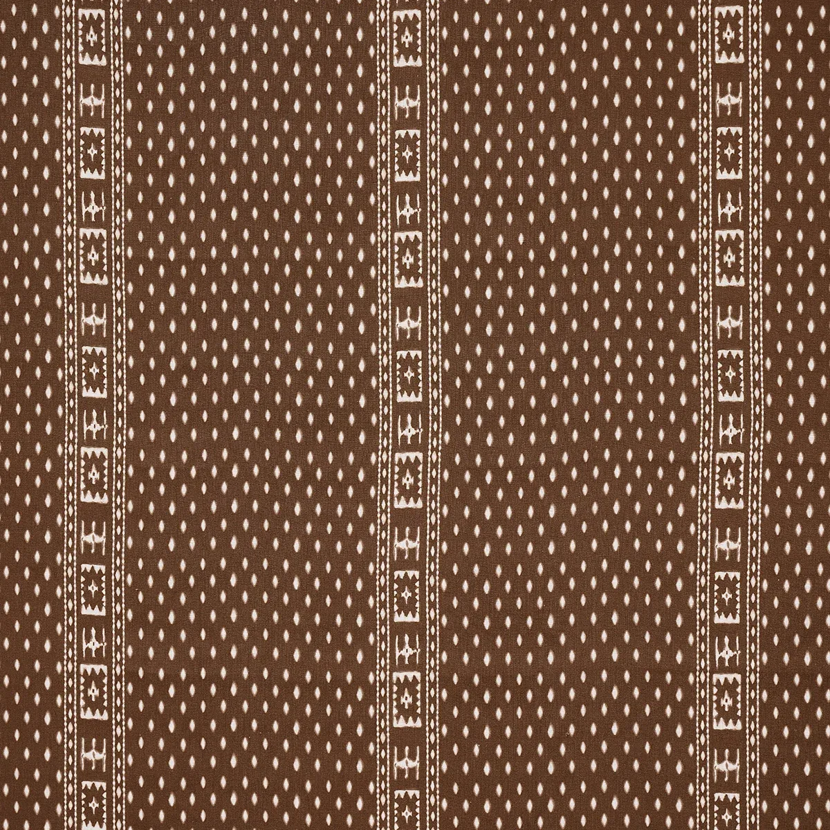 INDAH BATIK Fabric – SEPIA | Schumacher | Wallpaper Twins INDAH BATIK fabric SEPIA color by Schumacher