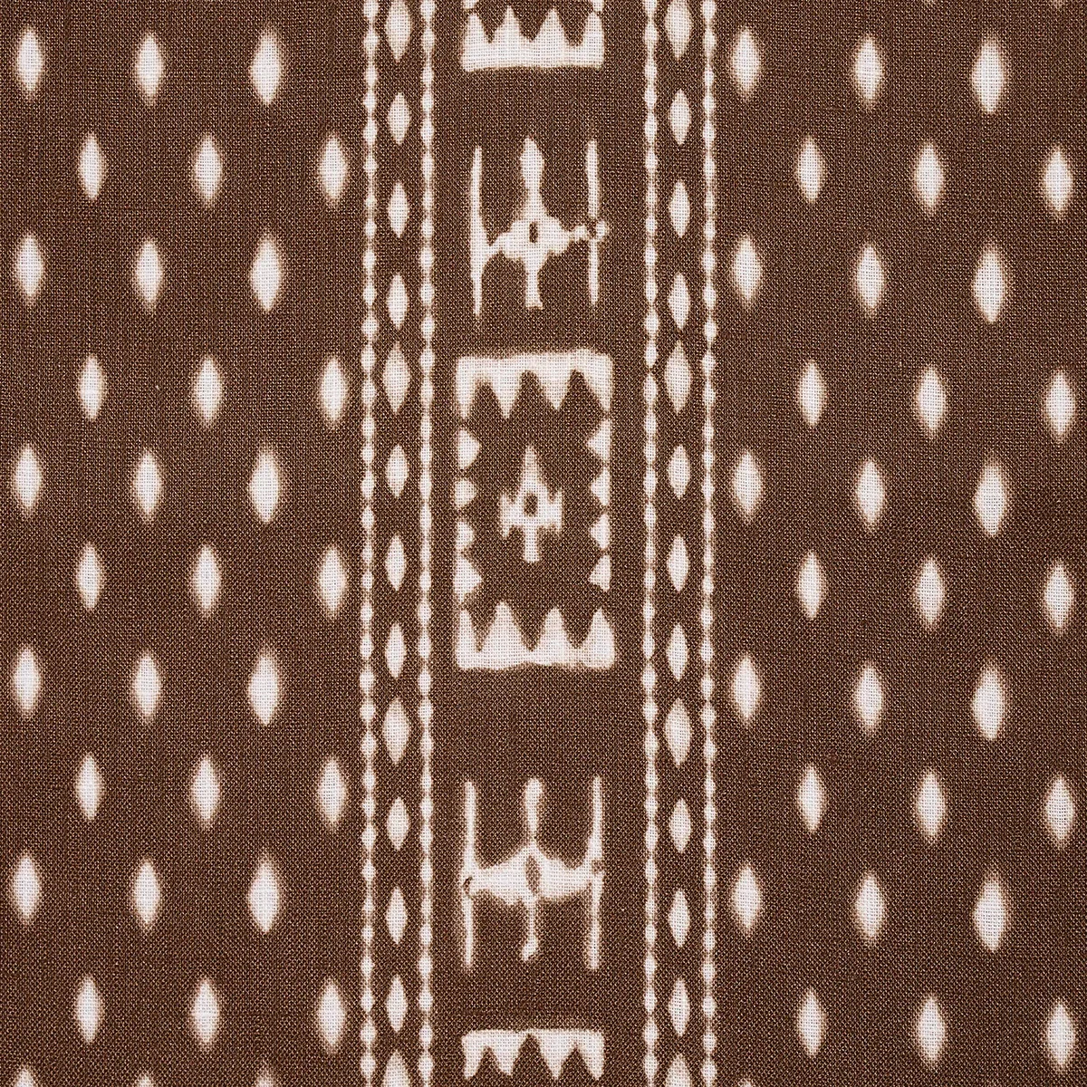 INDAH BATIK Fabric – SEPIA | Schumacher | Wallpaper Twins INDAH BATIK fabric SEPIA color by Schumacher