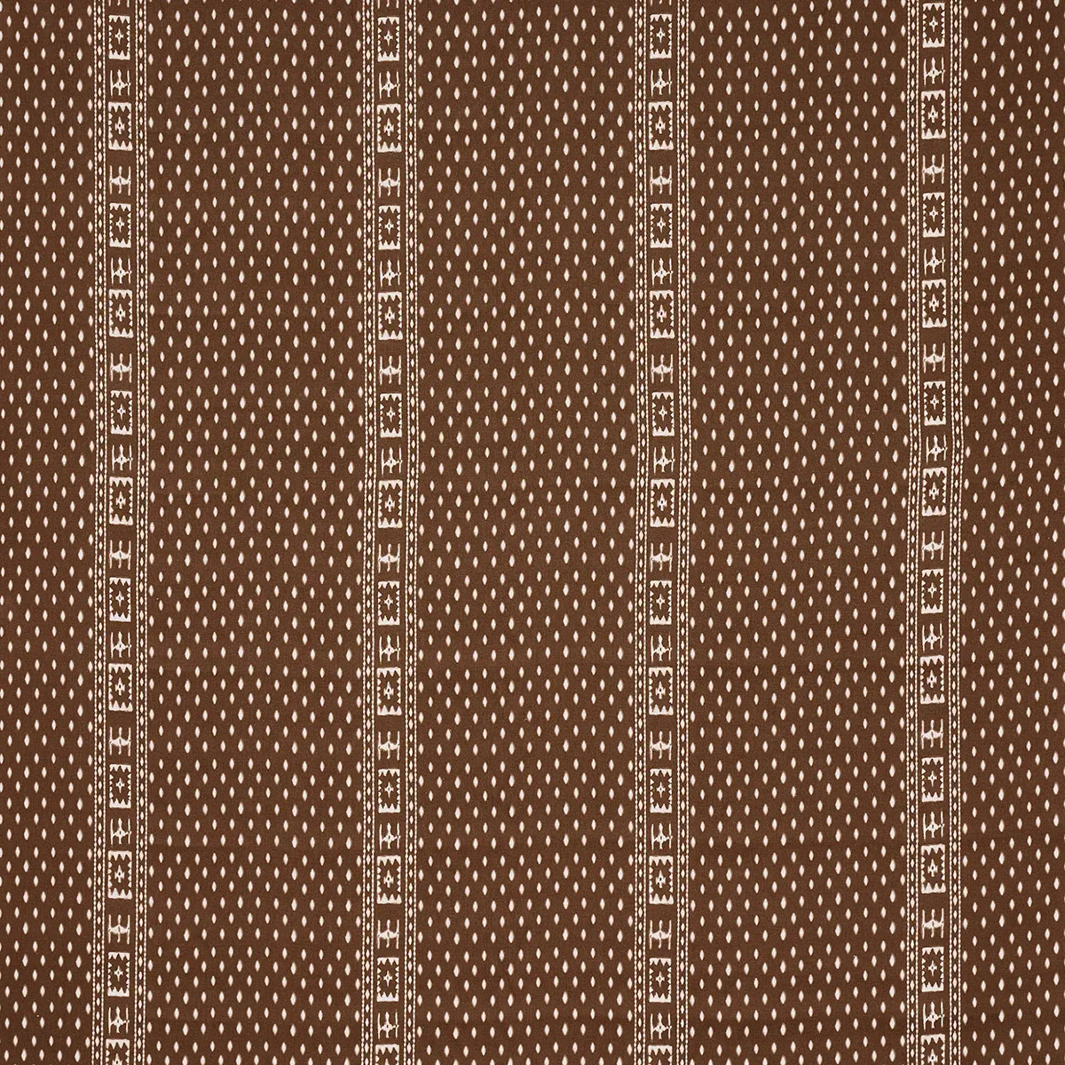 INDAH BATIK fabric SEPIA color by Schumacher