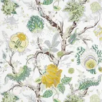 INDIAN ARBRE Fabric – CITRON | Schumacher | Wallpaper Twins INDIAN ARBRE fabric CITRON color by Schumacher