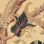 INDIAN ARBRE Fabric – TEA | Schumacher | Wallpaper Twins INDIAN ARBRE fabric TEA color by Schumacher