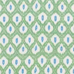 INDIO IKAT fabric GREEN color by Schumacher