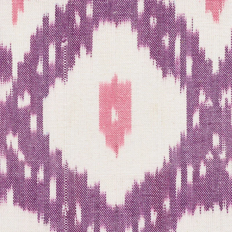 INDIO IKAT fabric PURPLE color by Schumacher