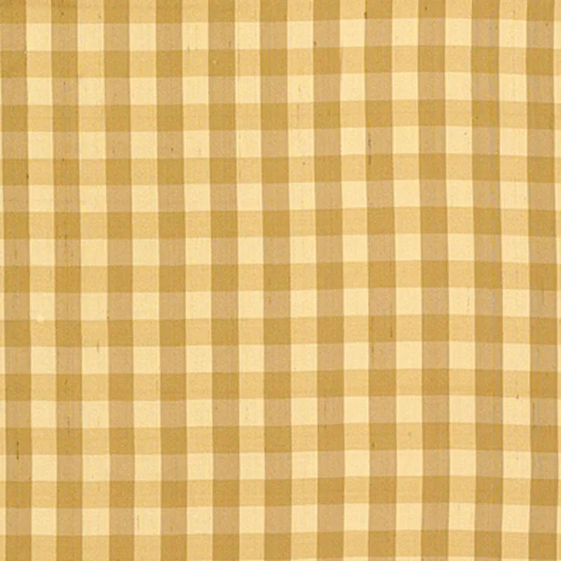 Inglebury Silk Check fabric COIN color by Schumacher