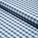 INGRID SILK CHECK Fabric – BLUE | Schumacher | Wallpaper Twi INGRID SILK CHECK fabric BLUE color by Schumacher