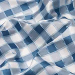 INGRID SILK CHECK Fabric – BLUE | Schumacher | Wallpaper Twi INGRID SILK CHECK fabric BLUE color by Schumacher