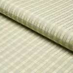 INGRID SILK CHECK fabric SEASPRAY color by Schumacher