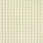 INGRID SILK CHECK fabric SEASPRAY color by Schumacher