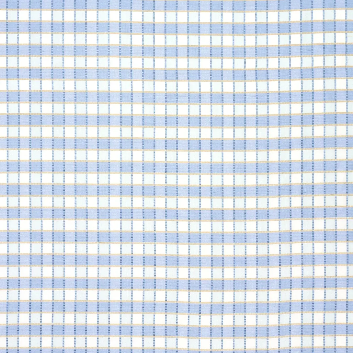 INGRID SILK CHECK Fabric – SKY | Schumacher | Wallpaper Twin INGRID SILK CHECK fabric SKY color by Schumacher