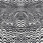 INK WAVE PRINT INDOOR/OUTDOOR fabric BLACK color by Schumacher
