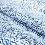 INK WAVE PRINT INDOOR/OUTDOOR Fabric – INDIGO | Schumacher | INK WAVE PRINT INDOOR/OUTDOOR fabric INDIGO color by Schumacher