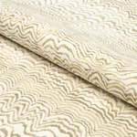 INK WAVE PRINT INDOOR/OUTDOOR fabric NATURAL color by Schumacher