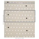 INKWELL HAND BLOCK fabric NATURAL color by Schumacher
