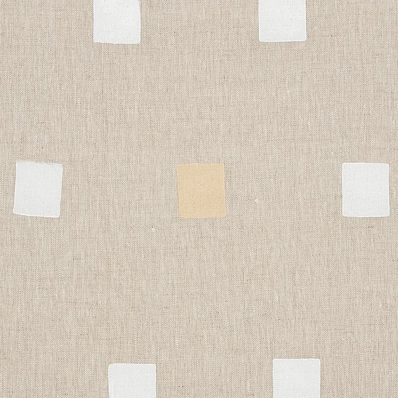 INKWELL HAND BLOCK fabric NATURAL color by Schumacher
