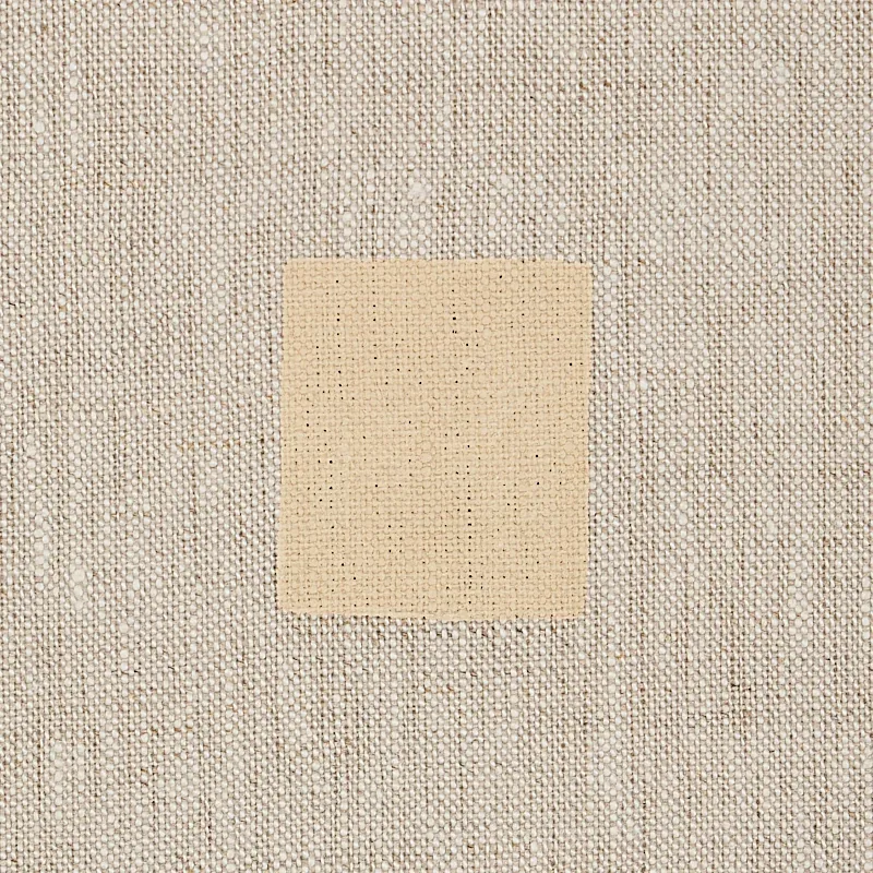 INKWELL HAND BLOCK fabric NATURAL color by Schumacher