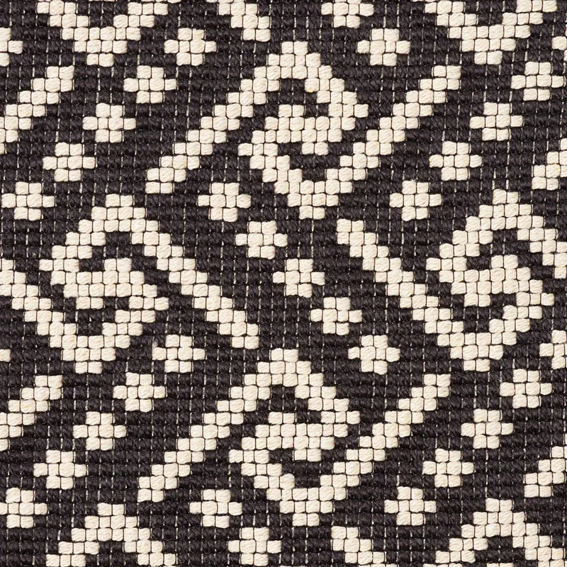 IONIC WEAVE fabric BLACK color by Schumacher