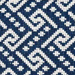 IONIC WEAVE fabric PACIFIC color by Schumacher